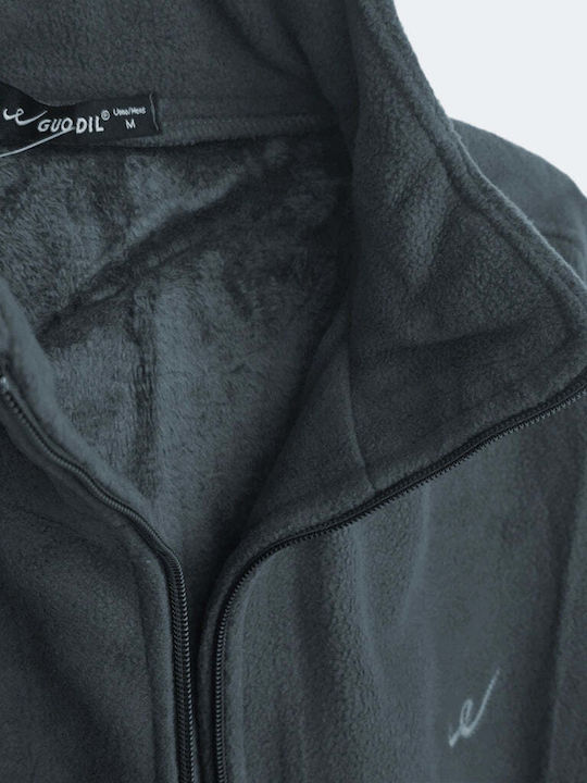 Ανδρική Ζακέτα Fleece Γκρι