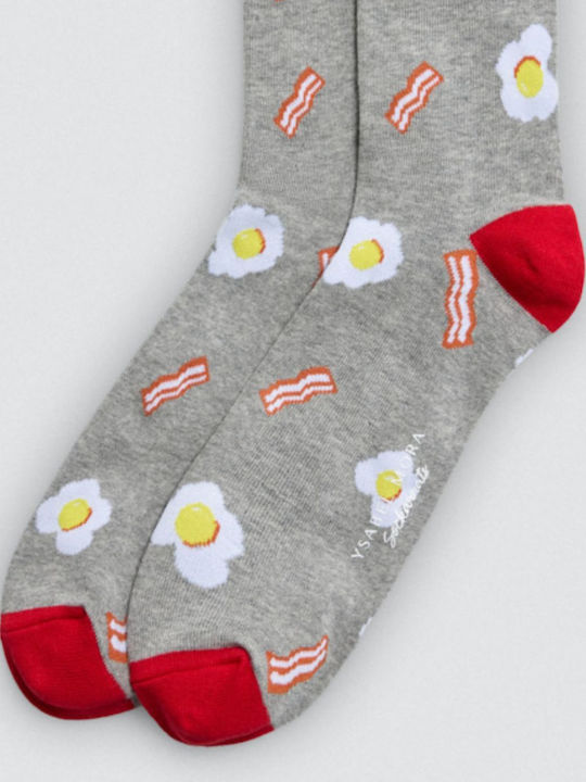 Ysabel Men's Socks Gray