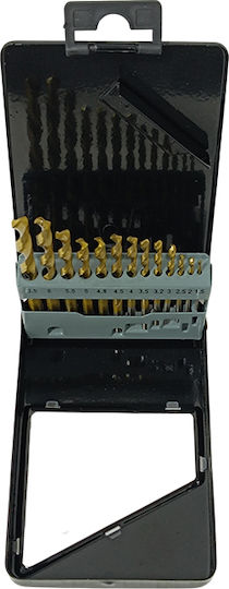 SKS Tools Set of 13 Drills HSS Titanium for Metal