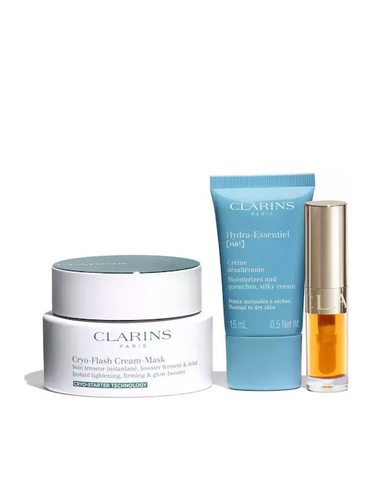 Clarins Skin Care Set for Moisturizing, Αnti-ageing & Firming 3pcs