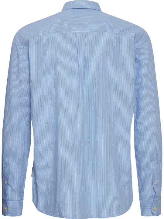 Long-sleeved Shirt Striped Placid Blue