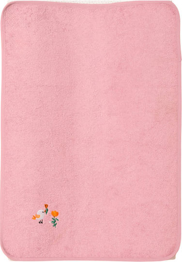 abo Wasserdichtes Wickeltuch Rosa 50x70cm.
