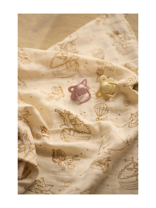 Filibabba Baby Burp Cloth 65x65cm.