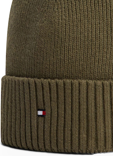Flag Beanie Beanie Knitted in Green color