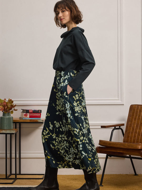 Midi Φούστα Floral Πολύχρωμη