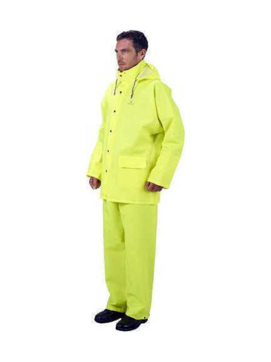 Anorak Street Men's Waterproof Riding Jacket Yellow