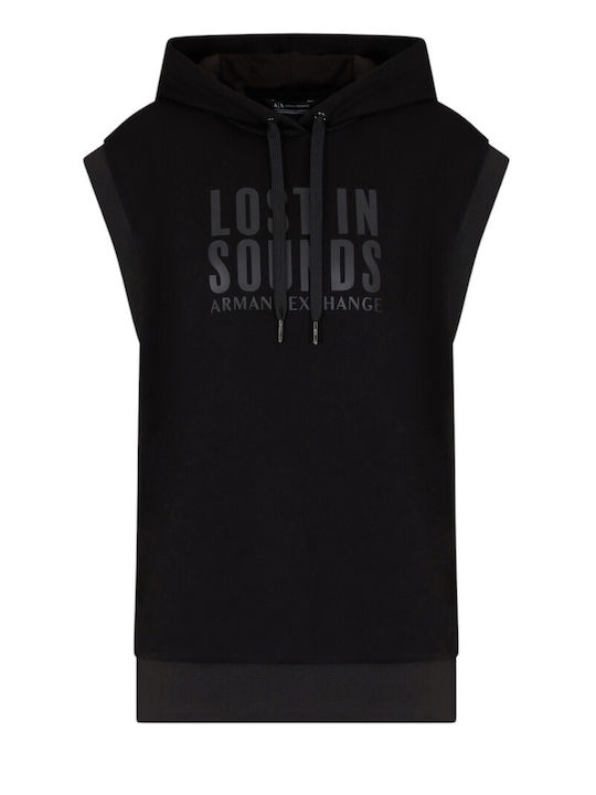Women's Sweatshirt Hooded Black
