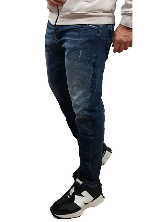 Cover Jeans Cover Monaco Ανδρικό Παντελόνι Τζιν Loose Fit Blue Denim