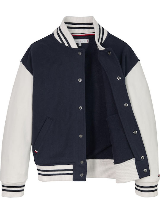 Kids Cardigan Cotton Blue