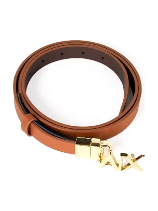 Leather Women's Belt Brown