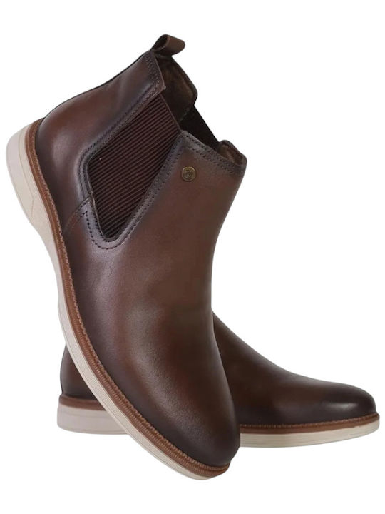 Leather Brown Men's Boots Anatomical