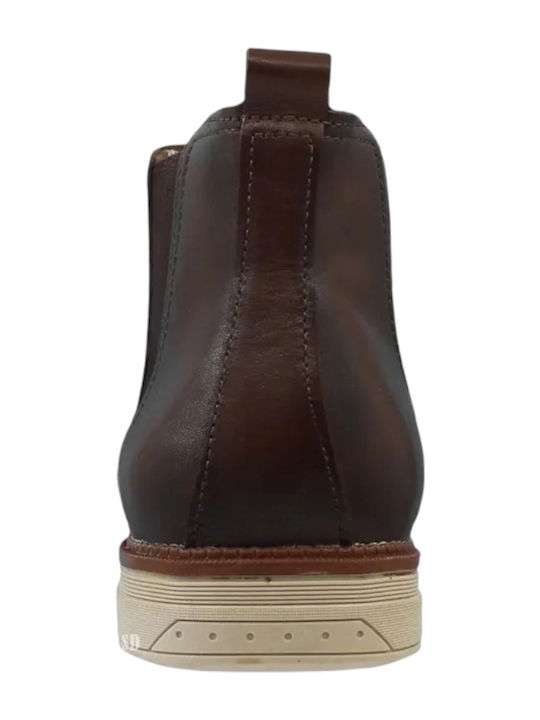 Leather Brown Men's Boots Anatomical