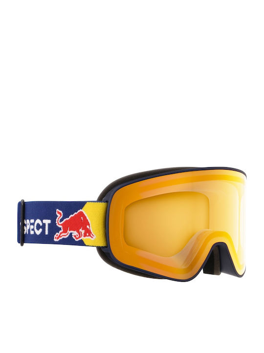 Red Bull Spect Ски & Сноуборд Маска Детска Син с Леща в Цвят Син