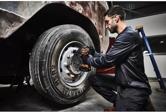 AEG Tools 4935493429 Безчетков Ударен гайковерт Соло с Приемник 1/2"