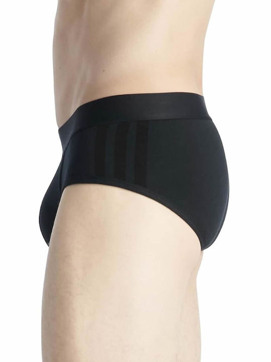 Active Flex Ανδρικά Σλιπ Μαύρα με Σχέδια 2Pack