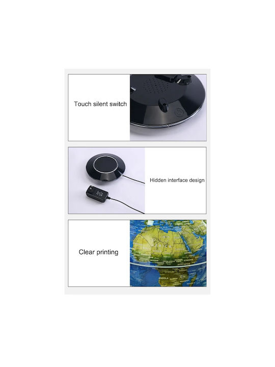 Magnetic Floating Yellow Globe 6’’ 360° Rotation