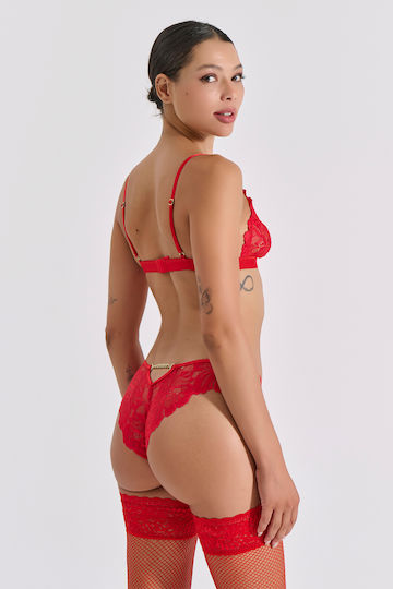 Milena by Paris Red Set10212-8534-Κόκκινο