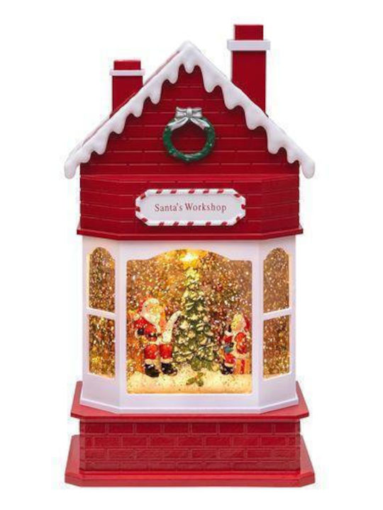 Lotti Christmas Illuminated Decorative 28x15cm. Santa's Workshop