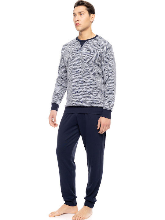 Ulisse Men's Winter Pajamas Set Multicolour