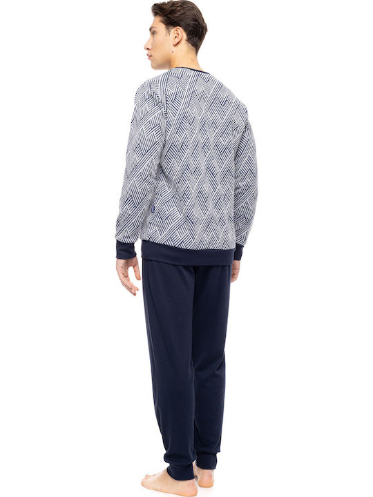 Ulisse Men's Winter Pajamas Set Multicolour