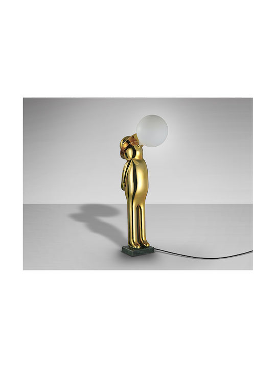 Dekorative Lampe Abbildung mit Fassung für G9 Lampe Gold