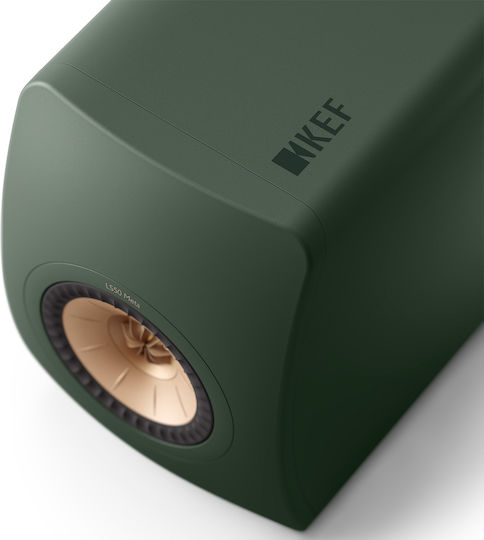 Kef LS50 Meta Ζεύγος Ηχείων Hi-Fi Βιβλιοθήκης 100W 2 Δρόμων Π20xΒ28.5xΥ30.2εκ. Moss Green