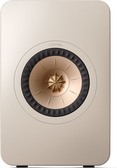 Kef LS50 Meta Paar Hi-Fi Lautsprecher Buch selbst 100W 2 Anzahl von Fahrern B20xT28.5xH30.2cm. Sand Shell
