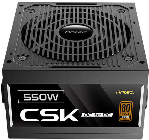 Antec CSK550DC 550W Μαύρο Τροφοδοτικό Υπολογιστή Full Wired 80 Plus Bronze
