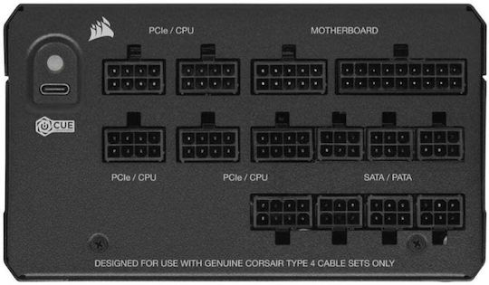 Corsair HX1200i Shift 1200W Μαύρο Τροφοδοτικό Υπολογιστή Full Modular Cybenetics Platinum