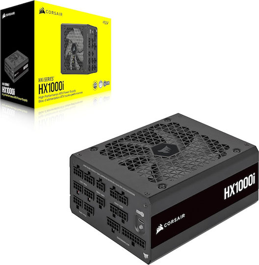 Corsair HX1000i Shift 1000W Μαύρο Τροφοδοτικό Υπολογιστή Full Modular Cybenetics Platinum