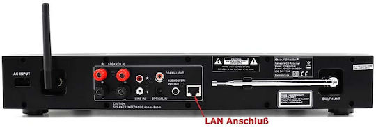 Ηχοσύστημα 2.0 ICD4350SW+TAV-S 50W με Network Player / CD Player και Bluetooth