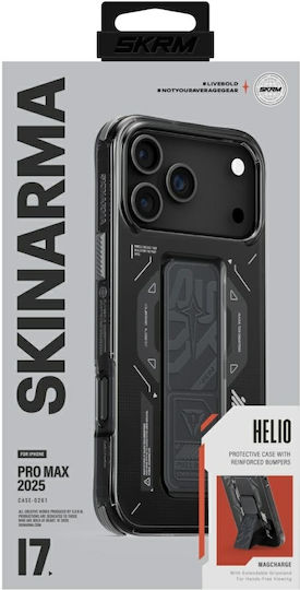 Skinarma Задна корица Силикон Сив (iPhone 17 Pro Max)