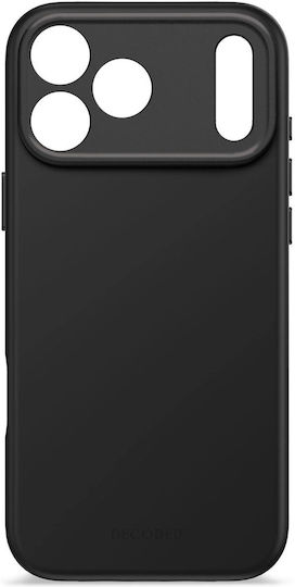 Decoded Antimicrobial Back Cover Σιλικόνης 1.2mm Μαύρο (iPhone 17 Pro Max)