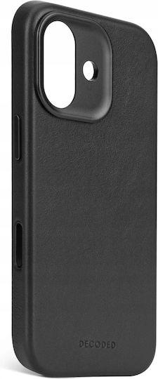Decoded Backcover Back Cover Piele 1mm Negru (iPhone 17)