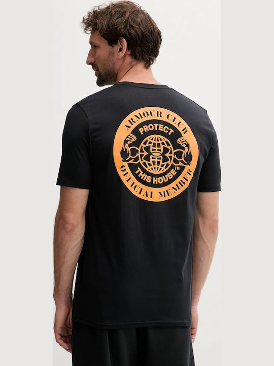 T-shirt Black, Squad Orange