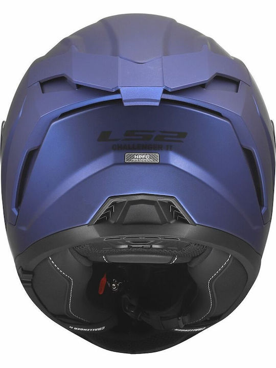 LS2 Challenger II FF817 Mat Navy Blue Мотоциклетна каска Full Face ECE 22.06 с Sunvisor