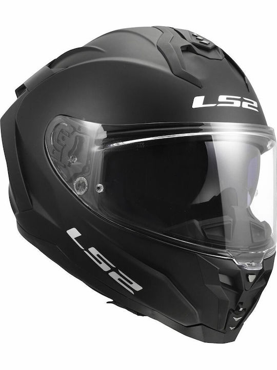 LS2 Challenger II FF817 Mat Black Motorcycle Helmet Full Face ECE 22.06 with Sunvisor