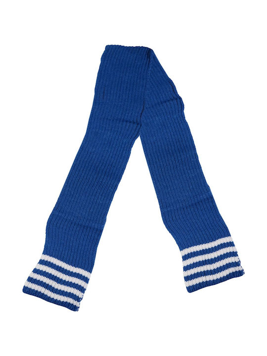 Kids Beanie Set with Scarf & Gloves Knitted Blue