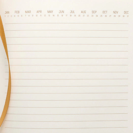Designworks Notebook A5 80 Sheets with White Pages Gold