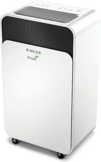 Singer Arido SDHM-16L Αφυγραντήρας με Συμπιεστή και Ιονιστή 16lt
