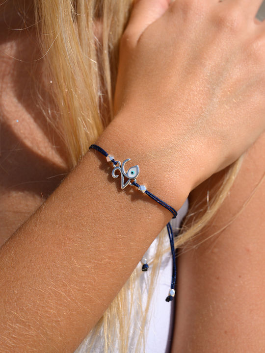 Philio Women's Bracelet Lucky Charm with design Eye