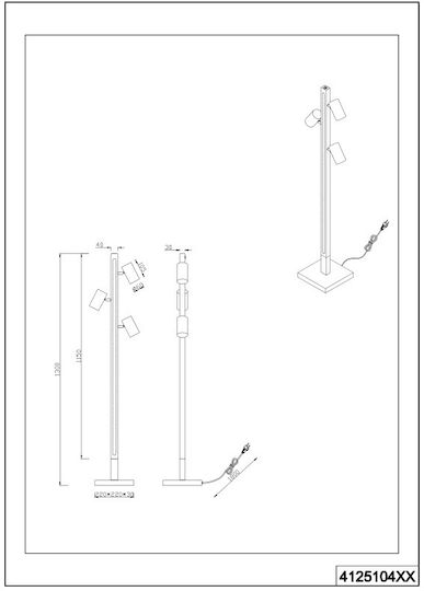 Trio Lighting 4125104 Trio Lighting 4125104