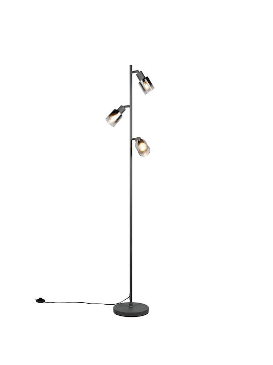 Trio Lighting Φωτιστικό Δαπέδου Γκρι