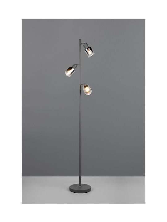 Trio Lighting Φωτιστικό Δαπέδου Γκρι