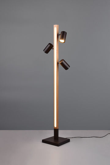 Trio Lighting Marley Floor Lamp Black