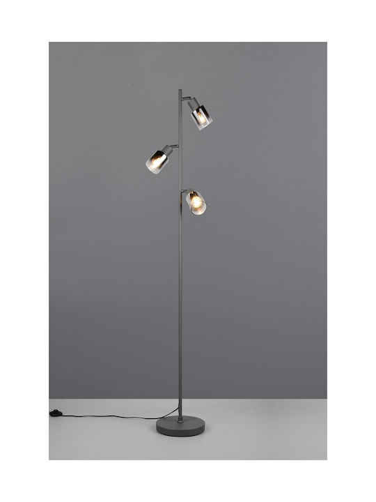 Trio Lighting Φωτιστικό Δαπέδου Γκρι