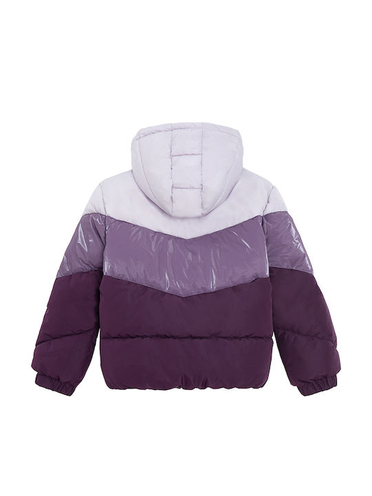 Kids' Casual Jacket with Hood Purple