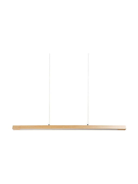 Beliani Hängelampe Braun LED