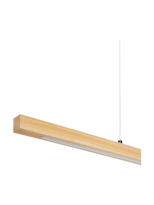 Beliani Hängelampe Braun LED
