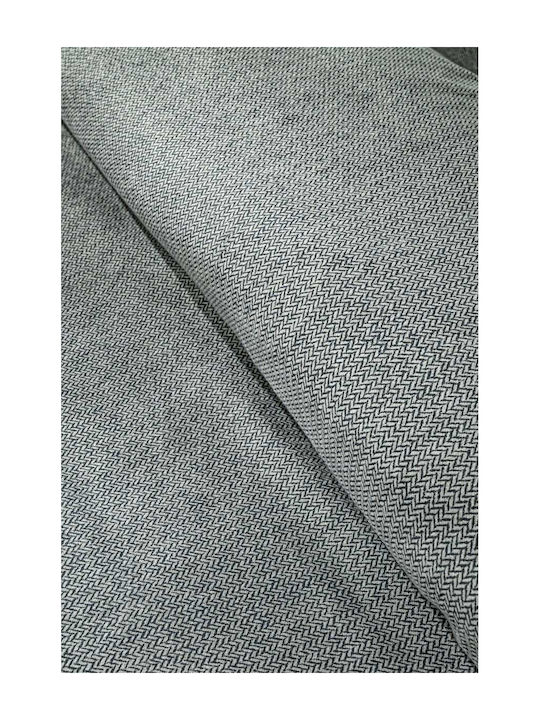 Guy Laroche Avanti Σετ Σεντόνια King Size Φανελένια 270x265εκ. Μπλε Γκρι (4τμχ)